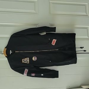 NWT Black Bomber Jacket 3/4 Length